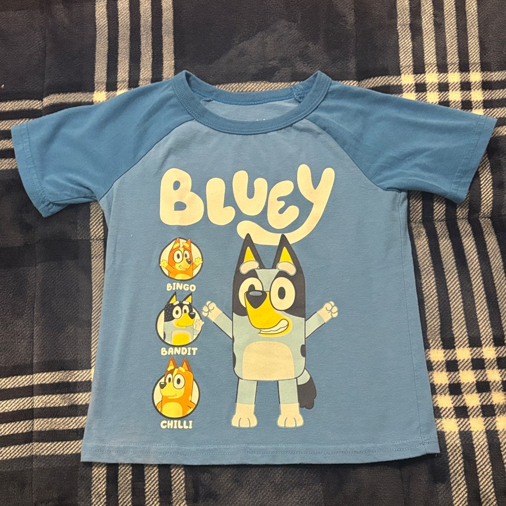 Jumping Beans Kids Bluey T-Shirt - Blue